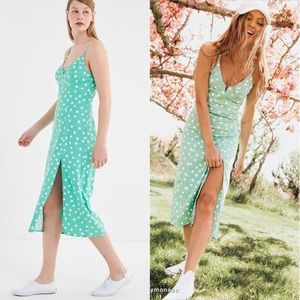 Urban Outfitters Dolce Vita Front-Slit Midi Dress